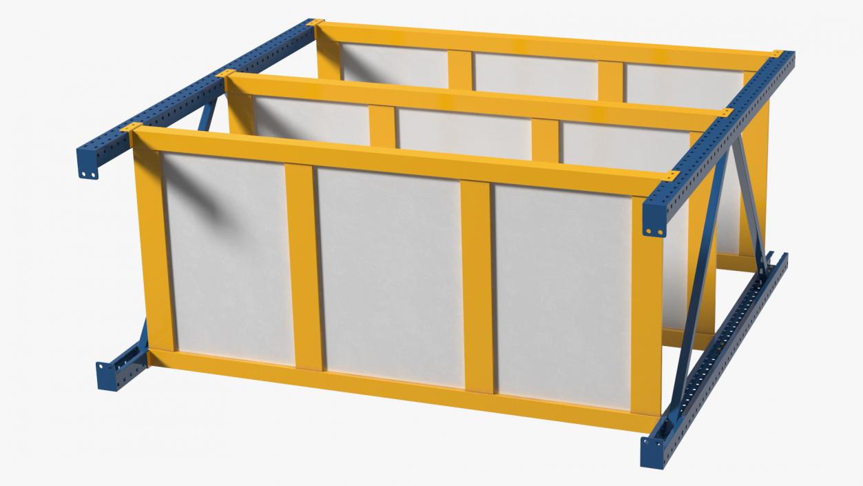 3D model Heavy Duty Warehouse Rack