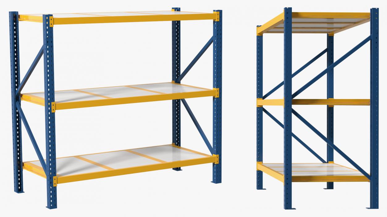 3D model Heavy Duty Warehouse Rack