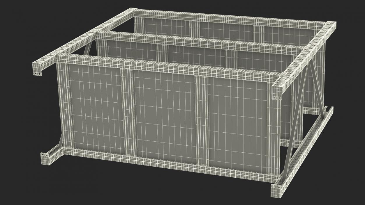 3D model Heavy Duty Warehouse Rack