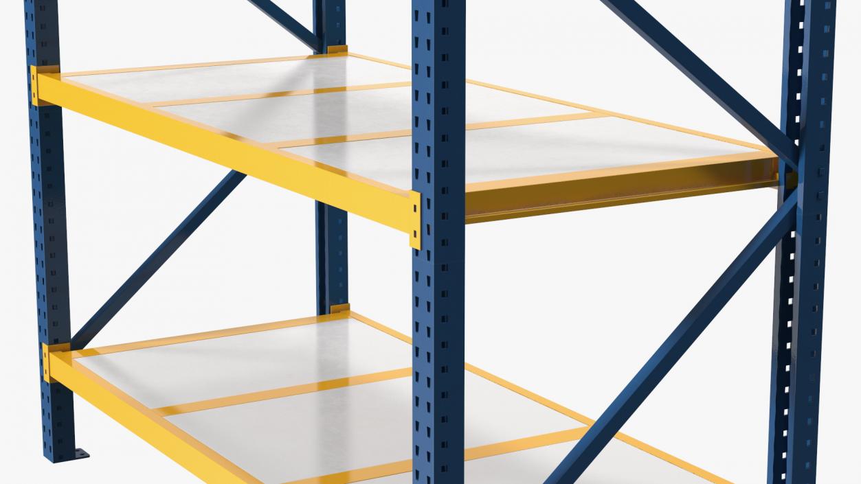 3D model Heavy Duty Warehouse Rack