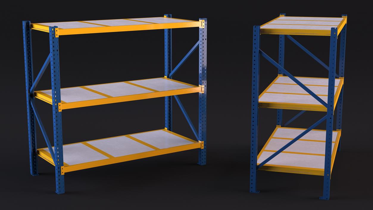 3D model Heavy Duty Warehouse Rack