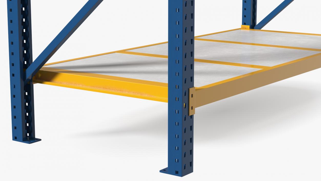 3D model Heavy Duty Warehouse Rack