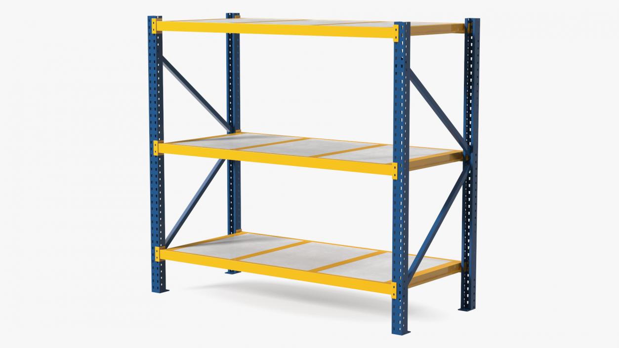 3D model Heavy Duty Warehouse Rack