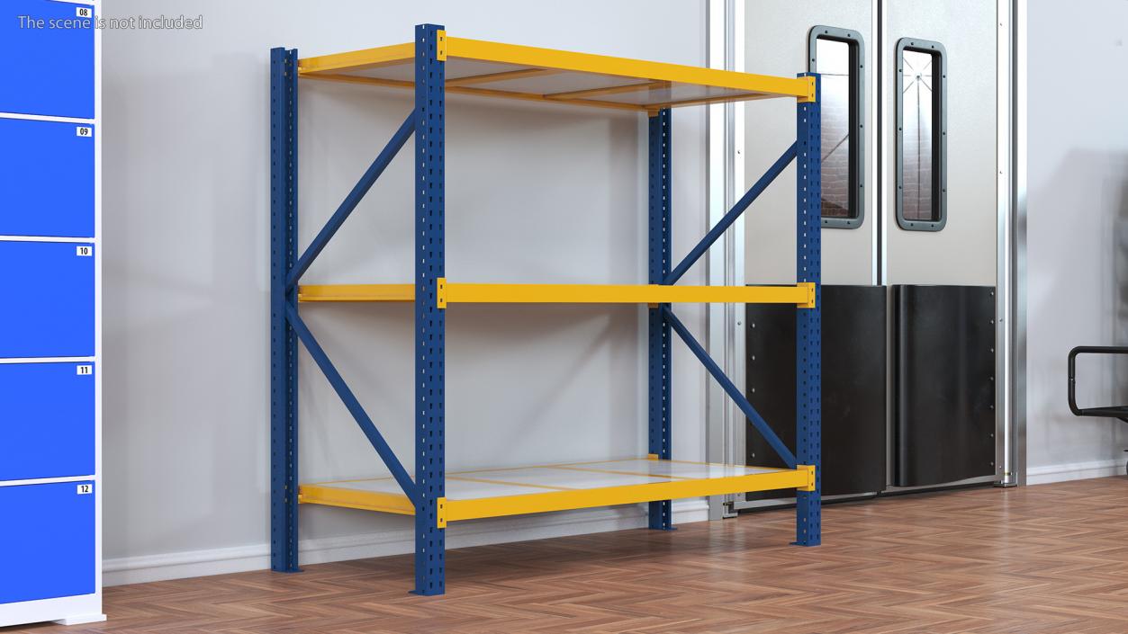 3D model Heavy Duty Warehouse Rack