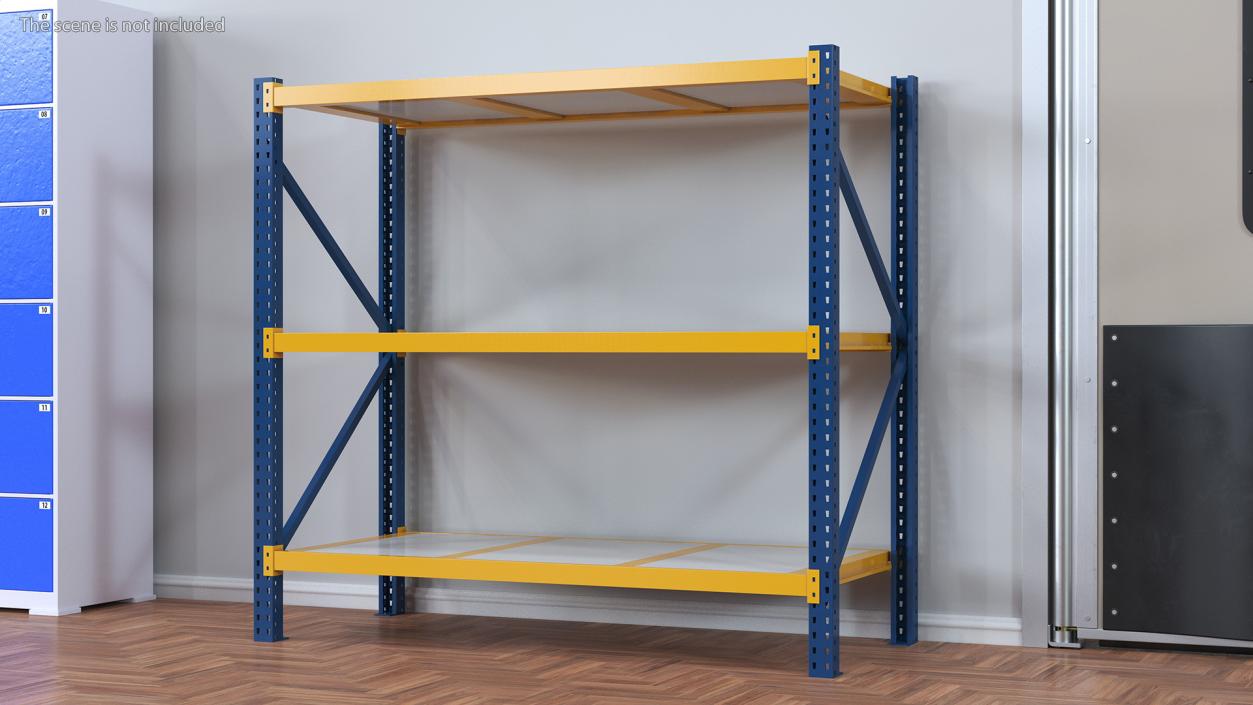 3D model Heavy Duty Warehouse Rack