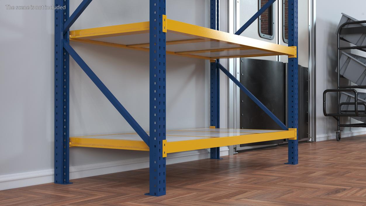 3D model Heavy Duty Warehouse Rack