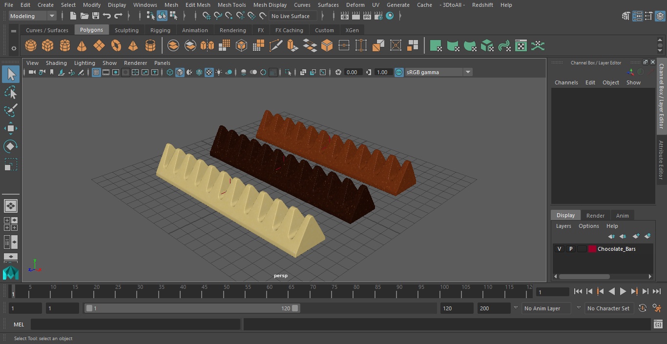 Chocolate Bars 3D model