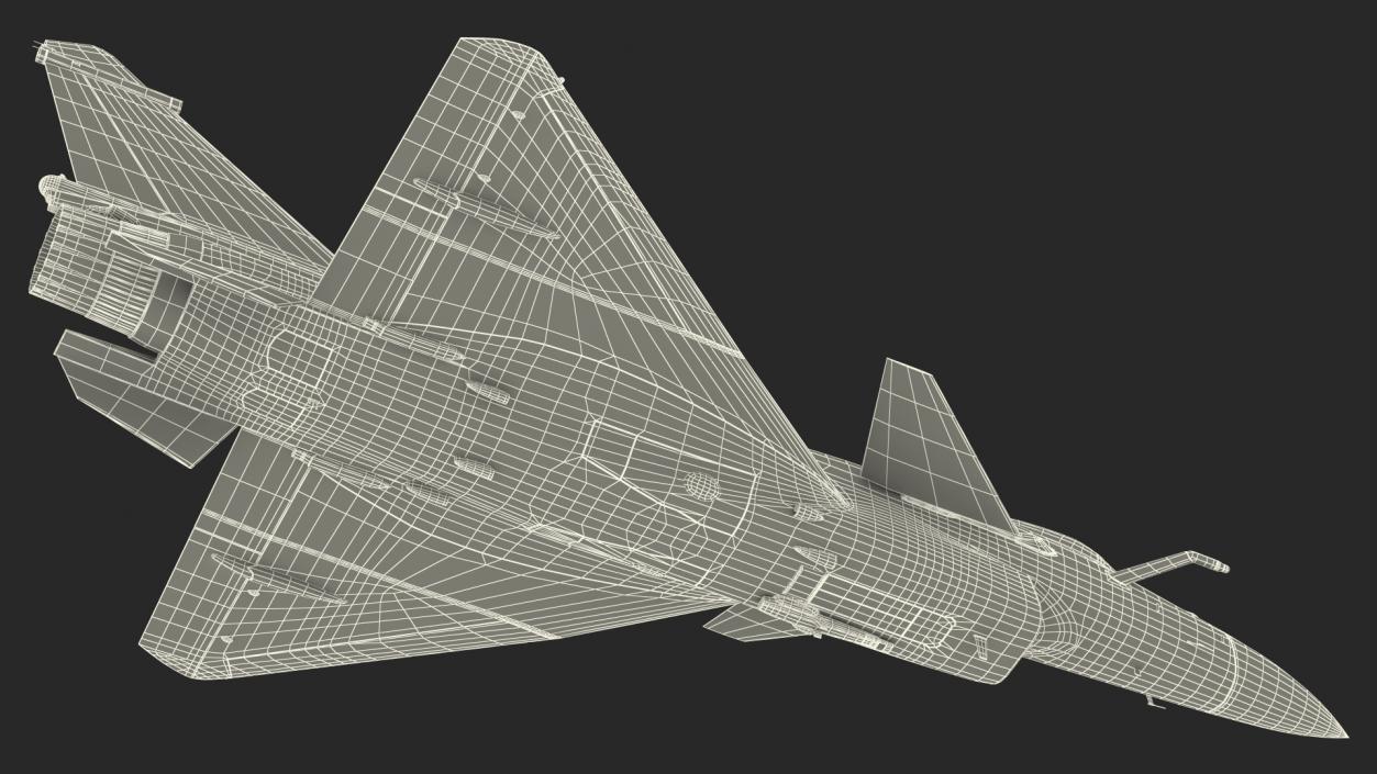 Chengdu J10 B Exterior Only 3D