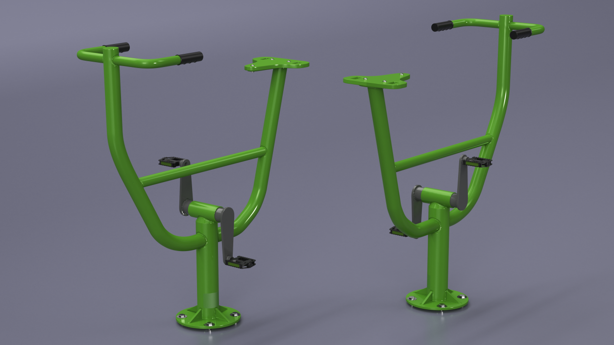 Outdoor Rider Trainer Equipment Green 3D