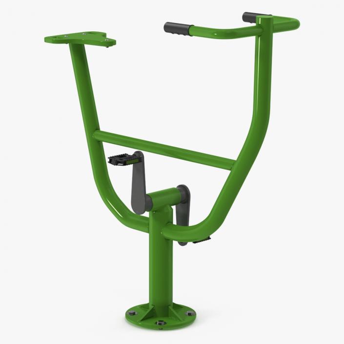 Outdoor Rider Trainer Equipment Green 3D