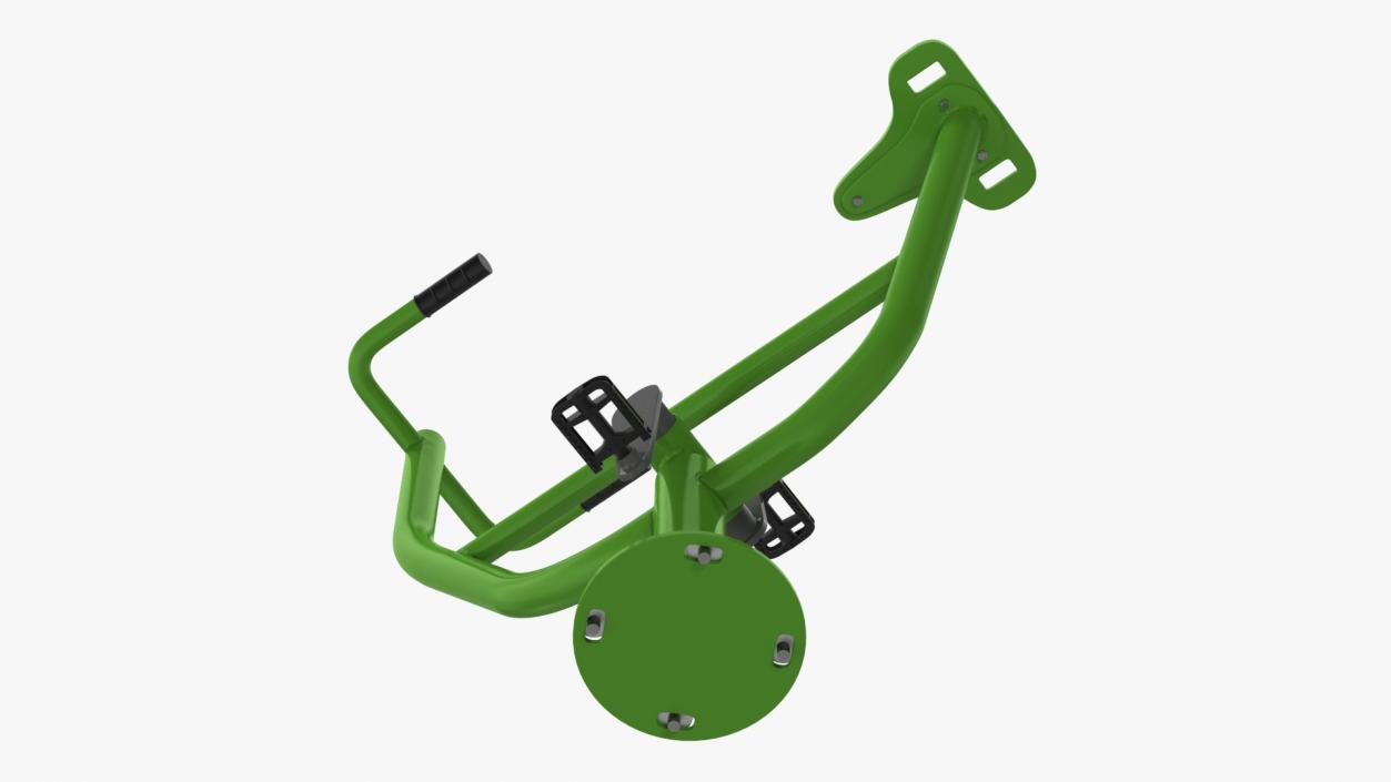 Outdoor Rider Trainer Equipment Green 3D