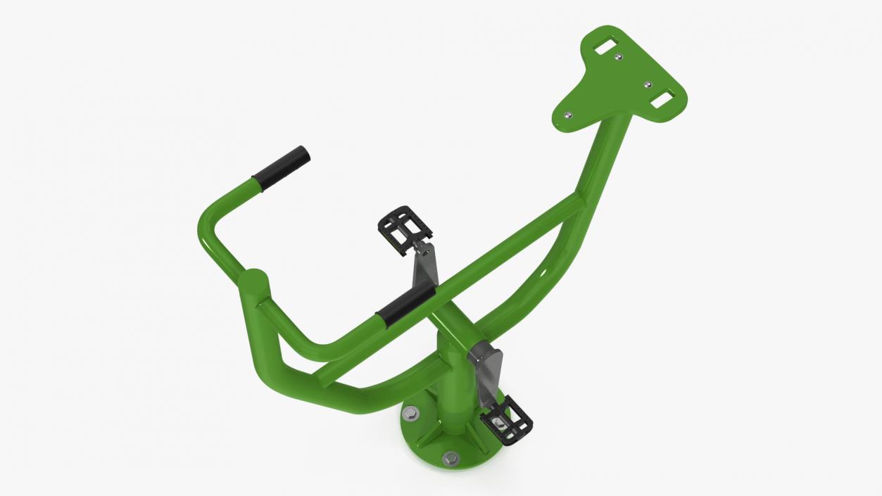 Outdoor Rider Trainer Equipment Green 3D