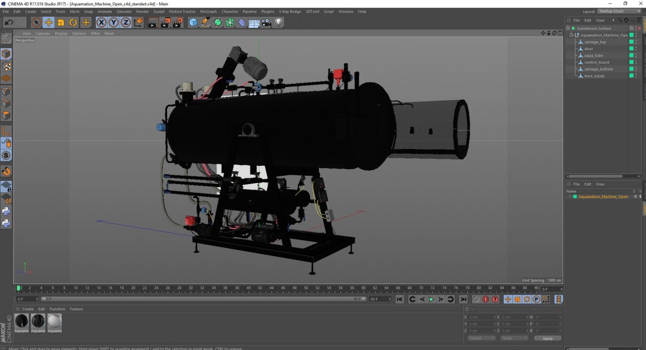 3D Aquamation Machine Open model