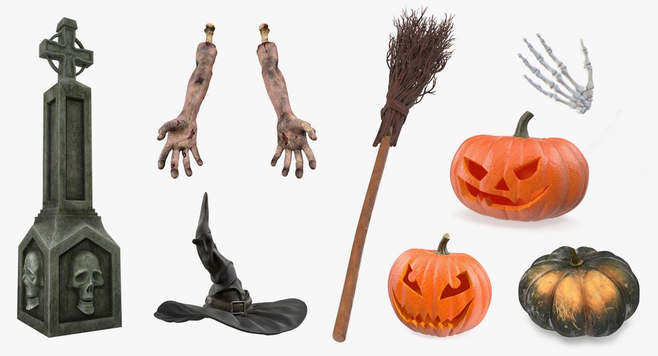 3D Halloween Decor Collection