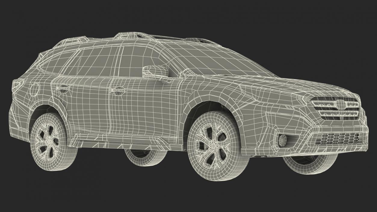 Station Wagon Car 3D