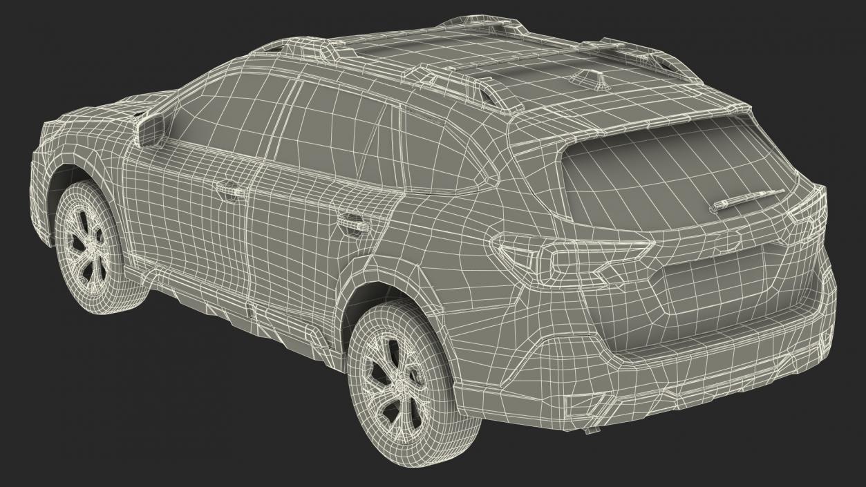 Station Wagon Car 3D