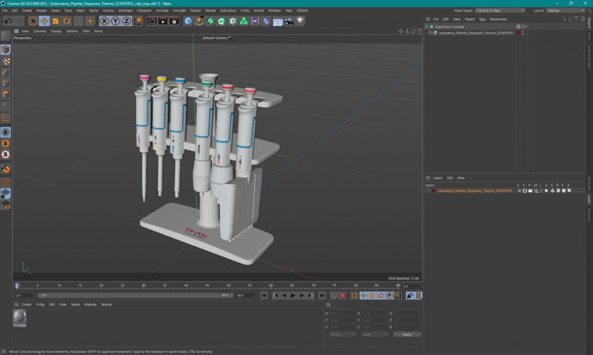 3D Laboratory Pipette Dispenser Thermo SCIENTIFIC