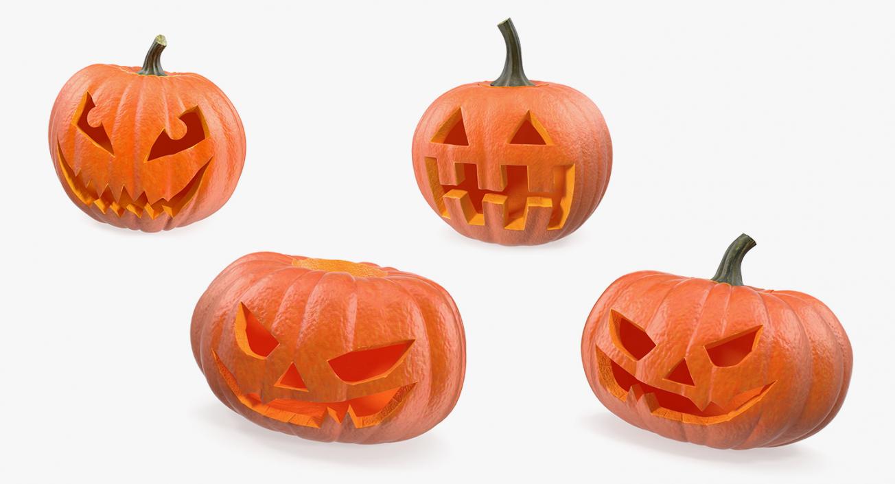 3D model Halloween Jack-O-Lantern Collection