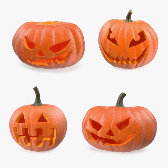 3D model Halloween Jack-O-Lantern Collection