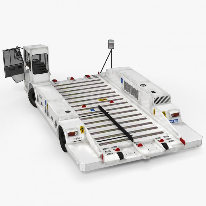 Airport Container Pallet Transporter Pulsar 7 Rigged 3D