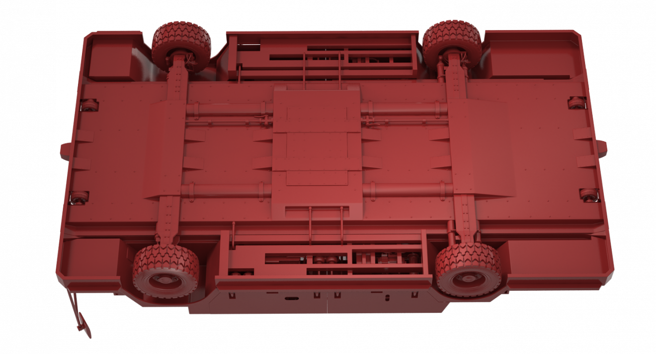 Airport Container Pallet Transporter Pulsar 7 Rigged 3D