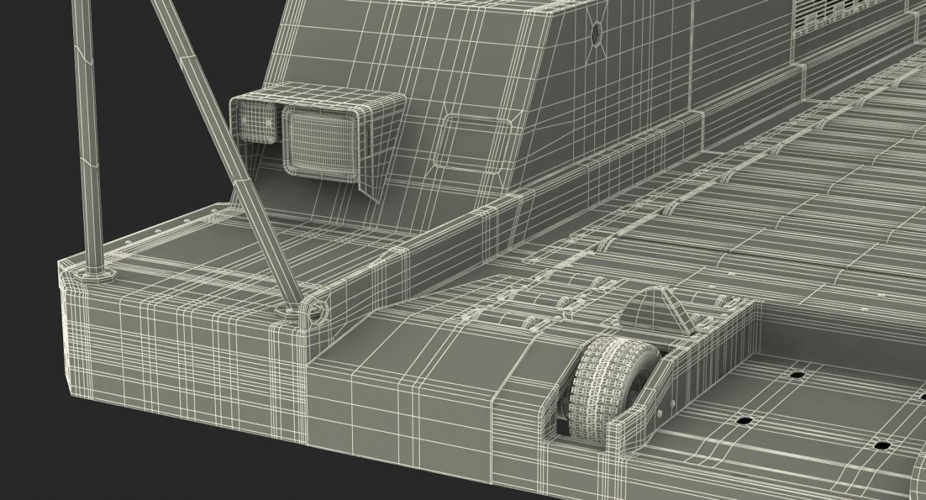 Airport Container Pallet Transporter Pulsar 7 Rigged 3D