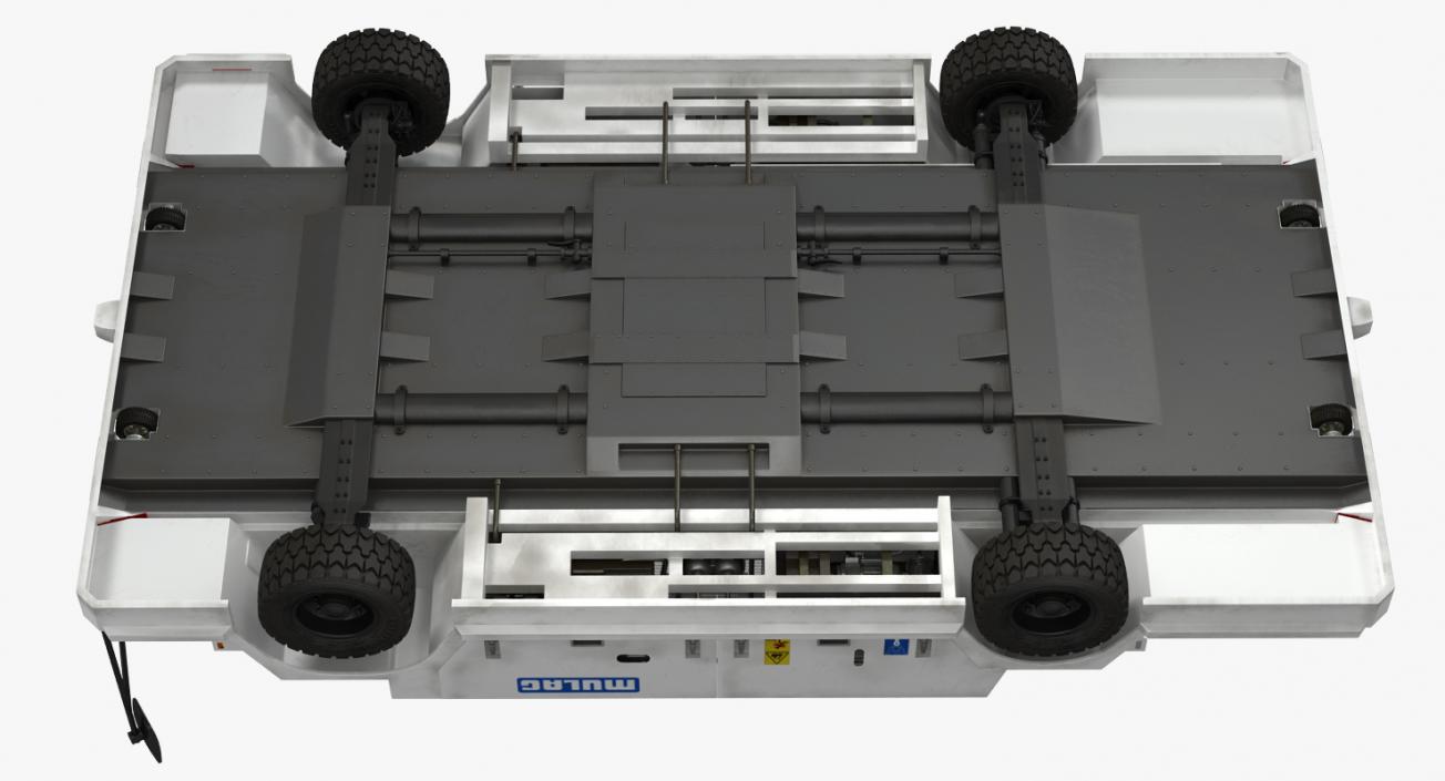 Airport Container Pallet Transporter Pulsar 7 Rigged 3D