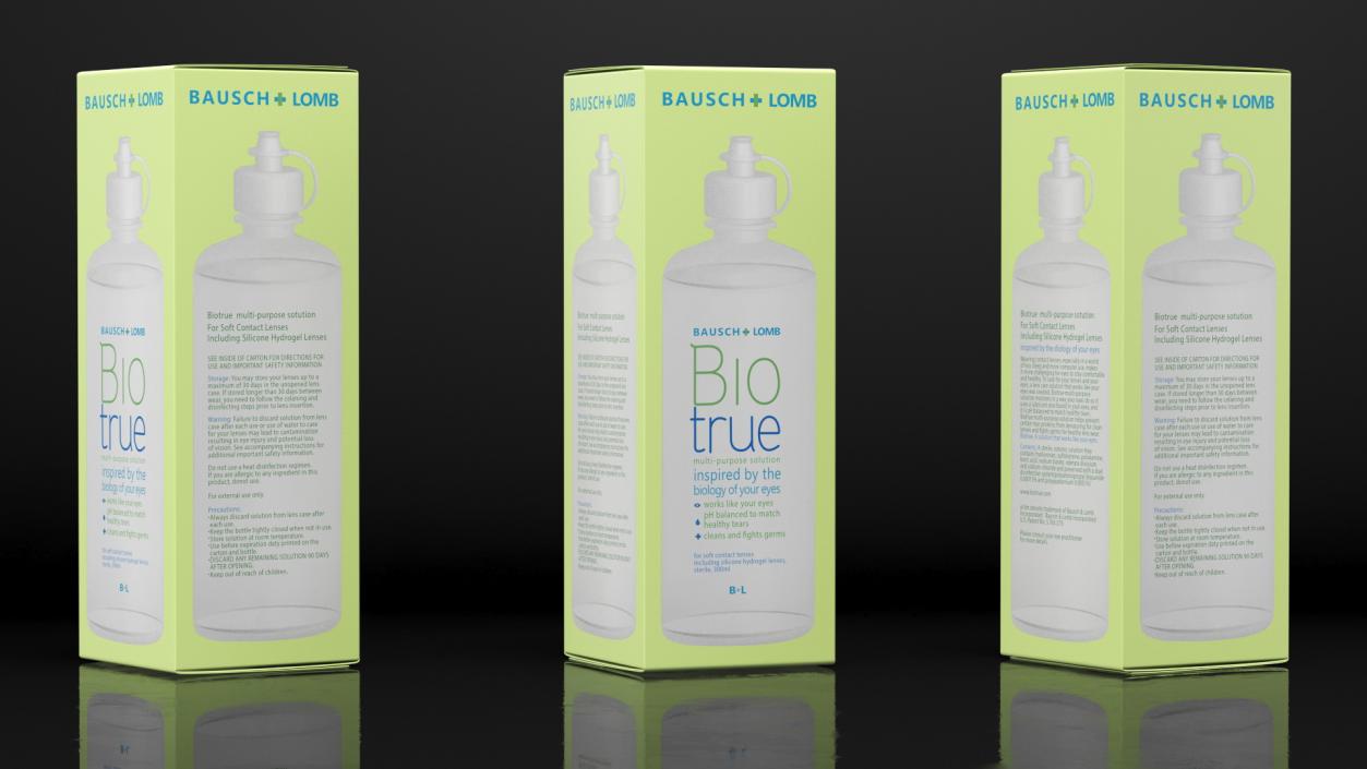 Contact Lens Fluid Packaging Bio True 3D