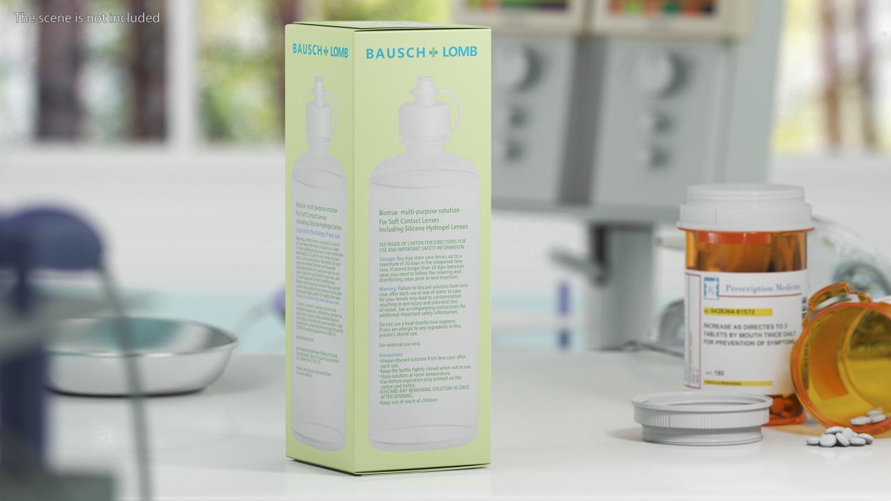 Contact Lens Fluid Packaging Bio True 3D