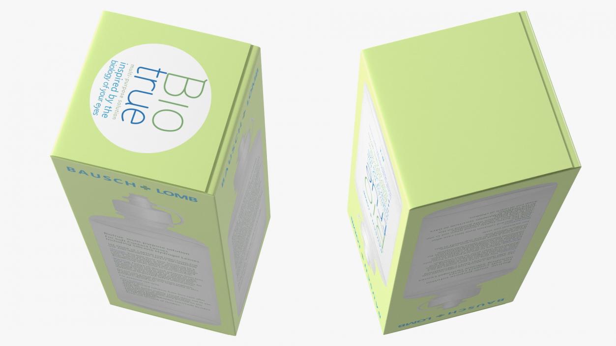 Contact Lens Fluid Packaging Bio True 3D