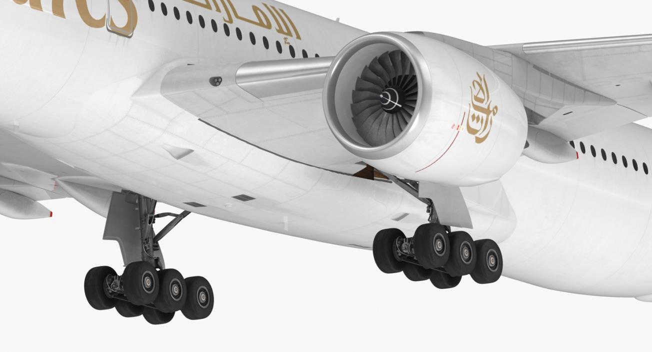 Airbus A350-1000 Emirates Air Line 3D model