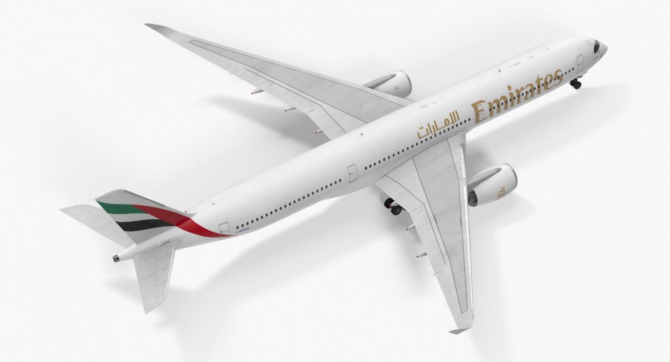 Airbus A350-1000 Emirates Air Line 3D model