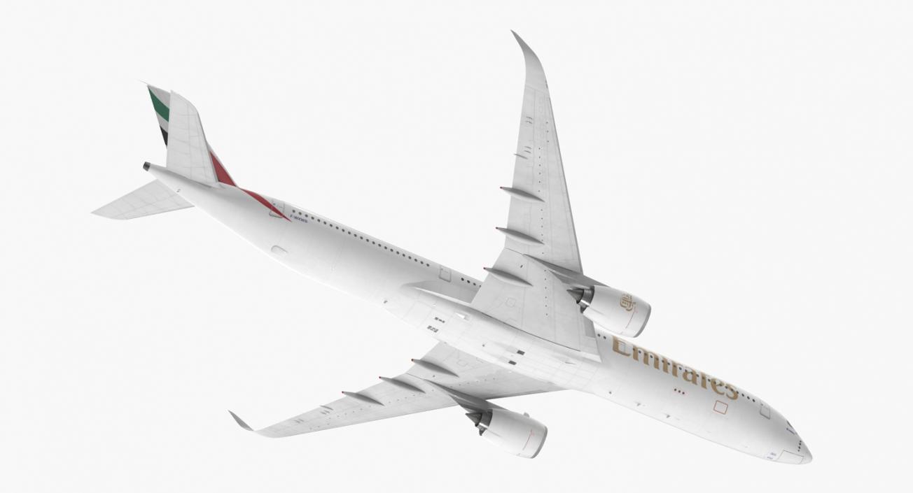 Airbus A350-1000 Emirates Air Line 3D model