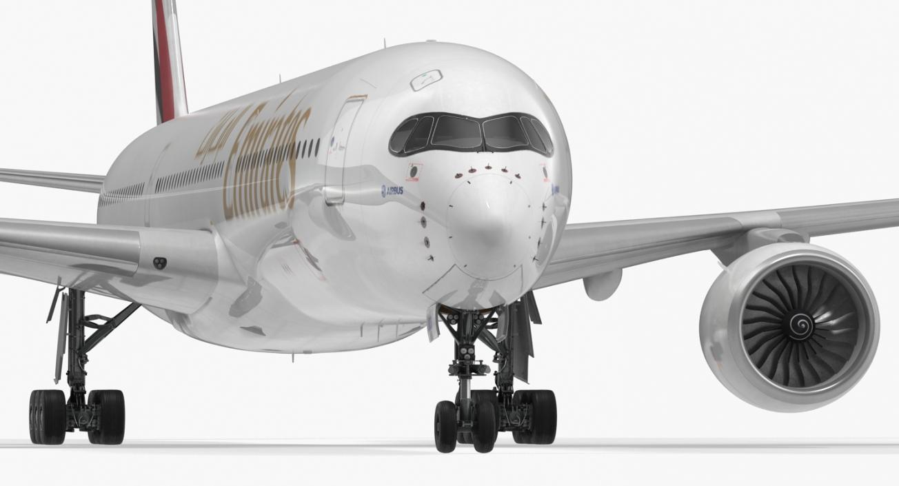 Airbus A350-1000 Emirates Air Line 3D model