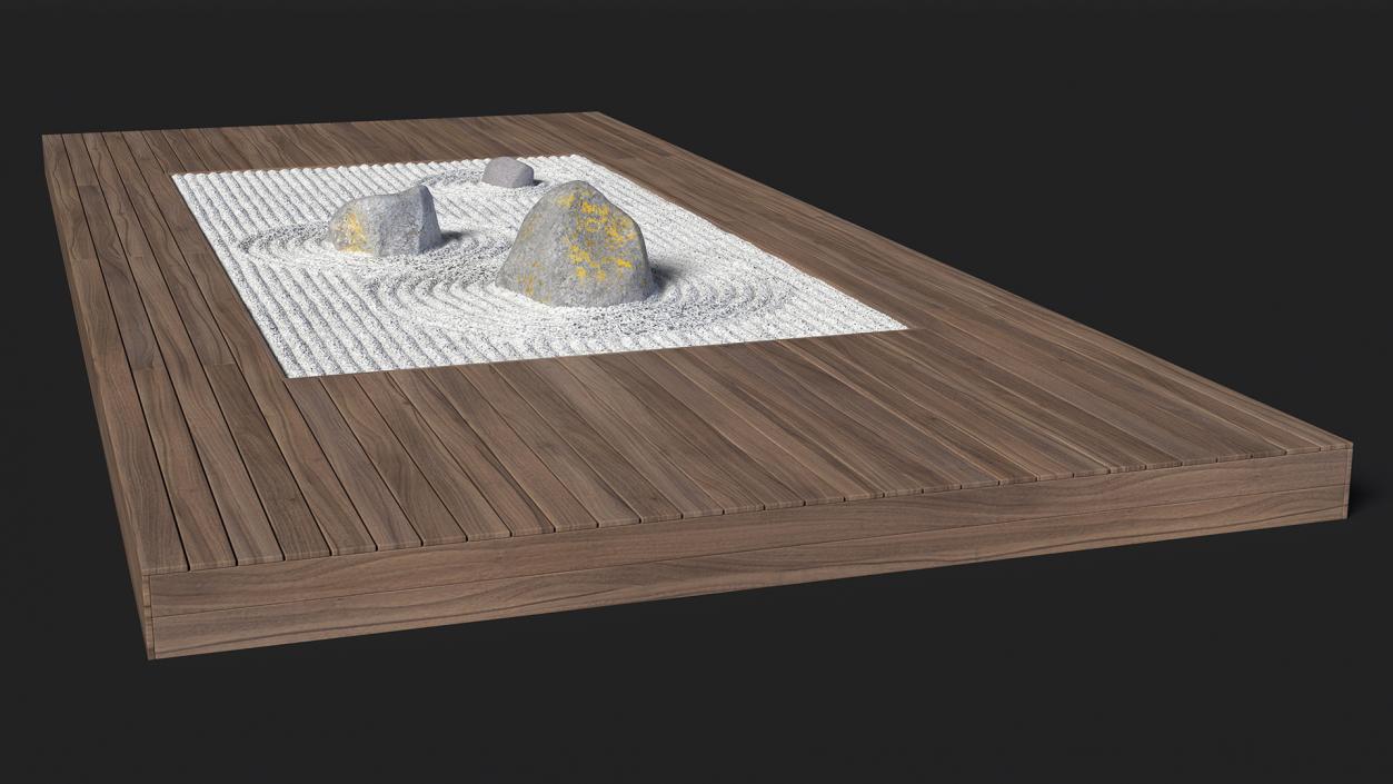 3D model Zen Rock Garden