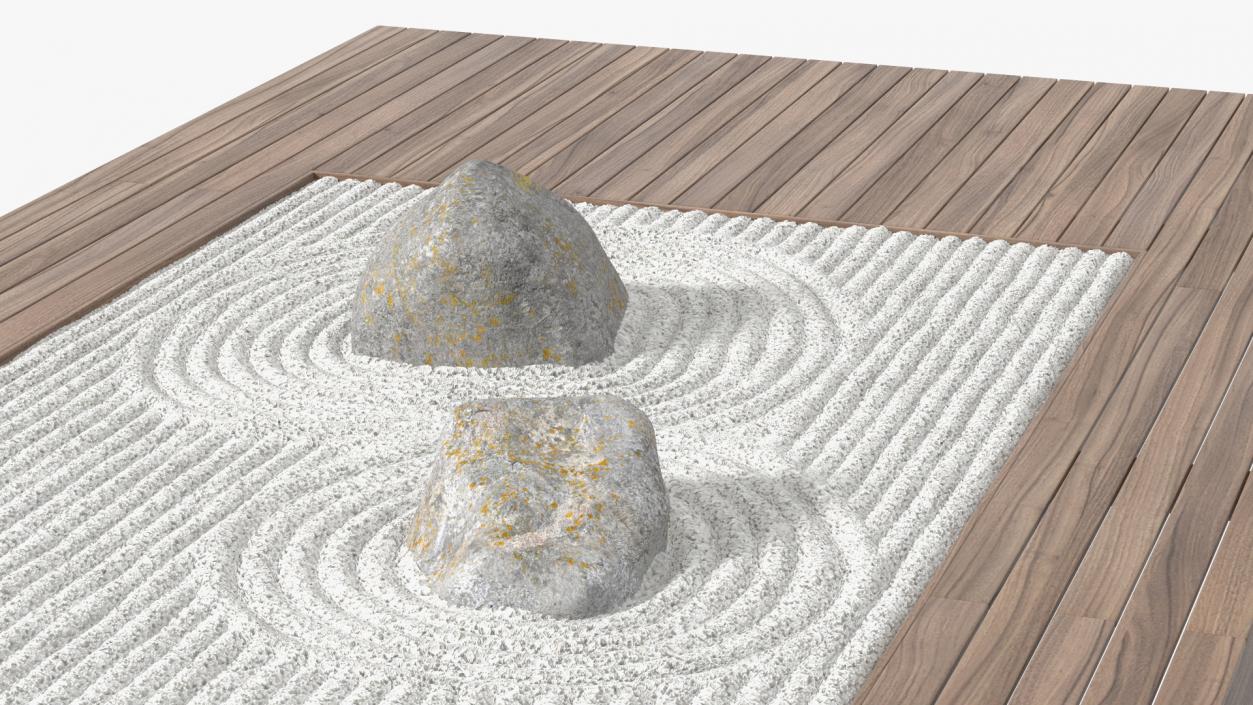 3D model Zen Rock Garden