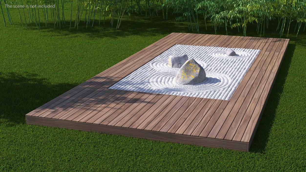 3D model Zen Rock Garden