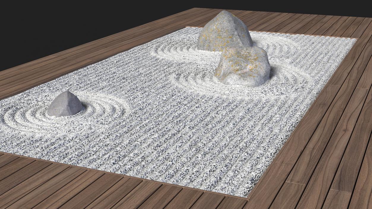 3D model Zen Rock Garden