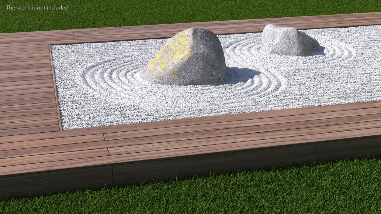 3D model Zen Rock Garden