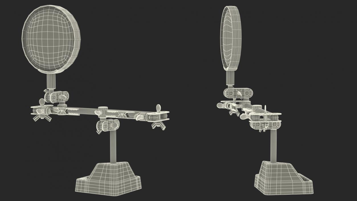 3D Helping Hands with Magnifier and Clips model