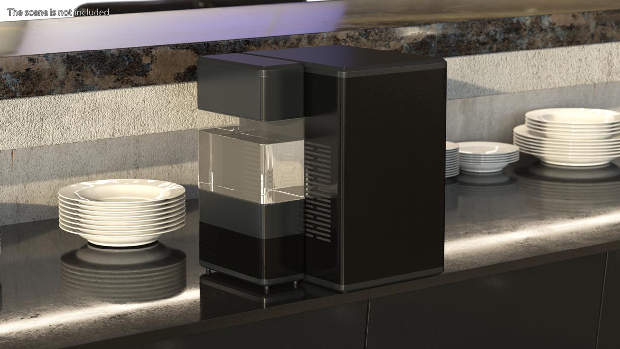 GE Profile Opal Countertop Nugget Ice Maker Black 3D model