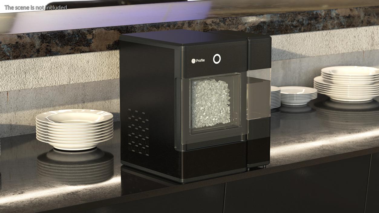 GE Profile Opal Countertop Nugget Ice Maker Black 3D model