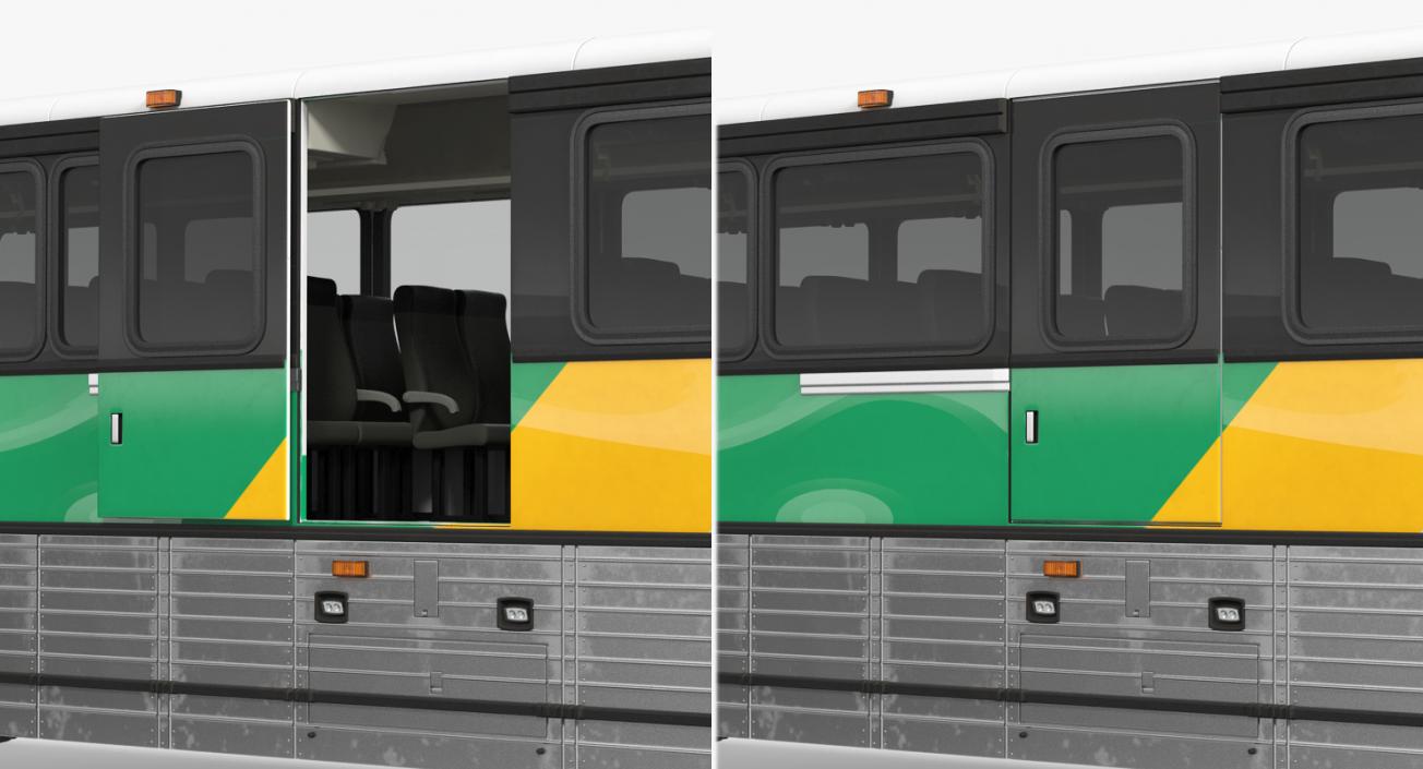 Intercity Bus MCI 102DL3 3D model