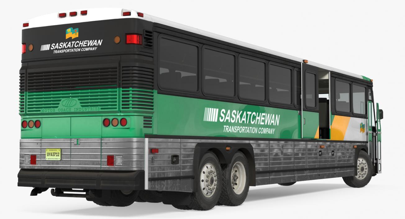 Intercity Bus MCI 102DL3 3D model