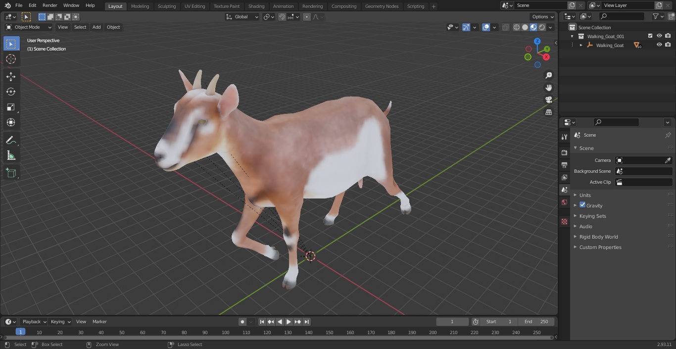 Walking Goat 3D