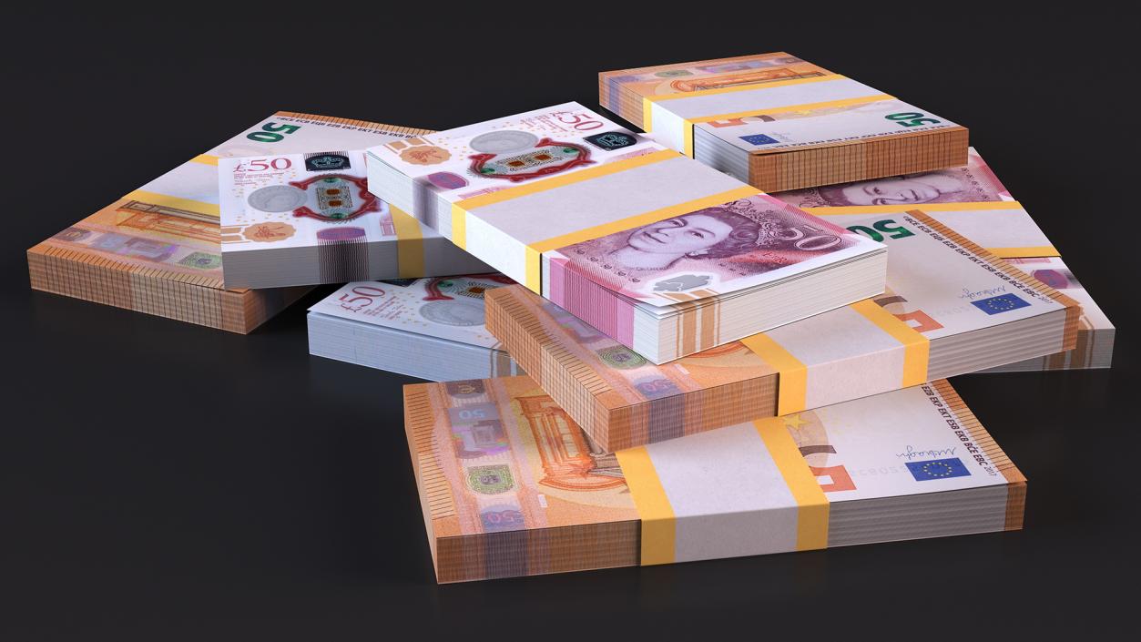 3D Heap of Money model