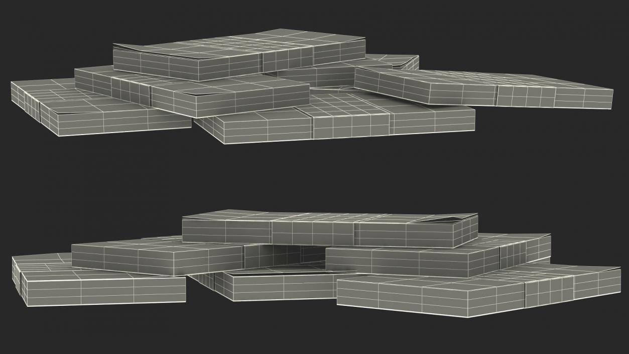 3D Heap of Money model