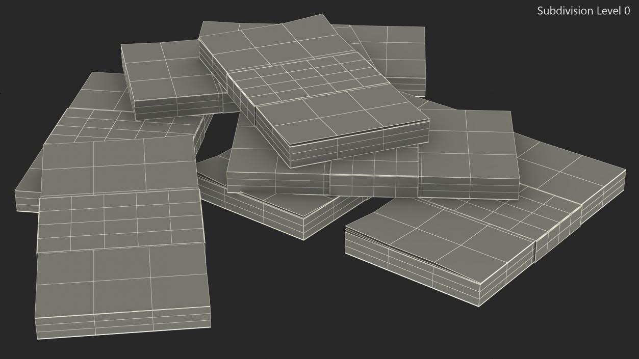 3D Heap of Money model