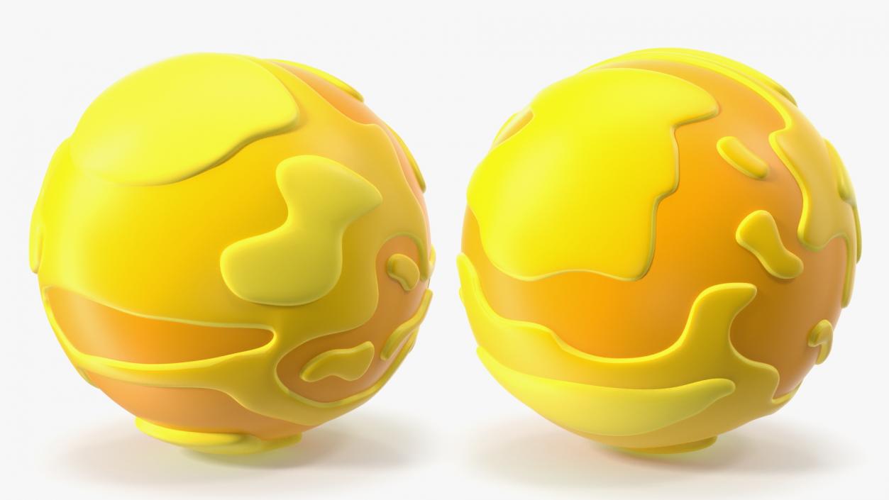 3D Cartoon Planets Collection 5 model