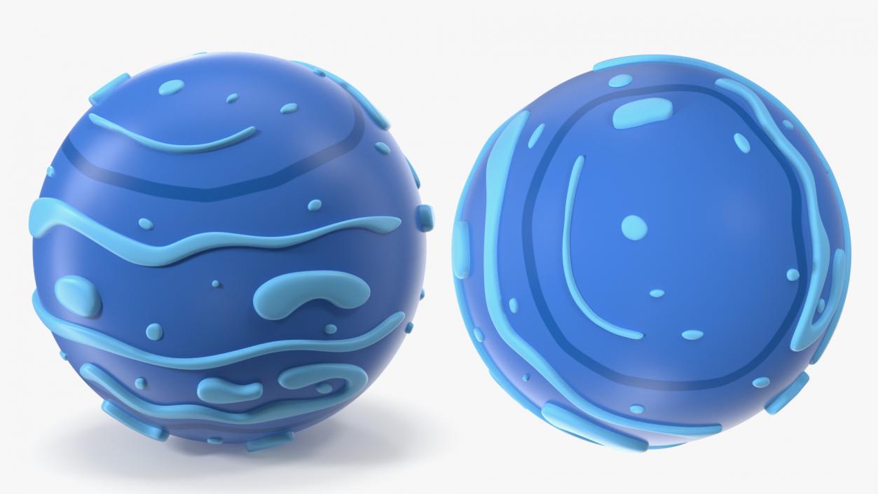 3D Cartoon Planets Collection 5 model